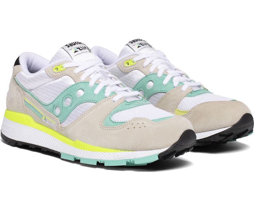 Saucony Azura Premium Koža Ženske Cipele Bež Plave Žute | M23W04X1