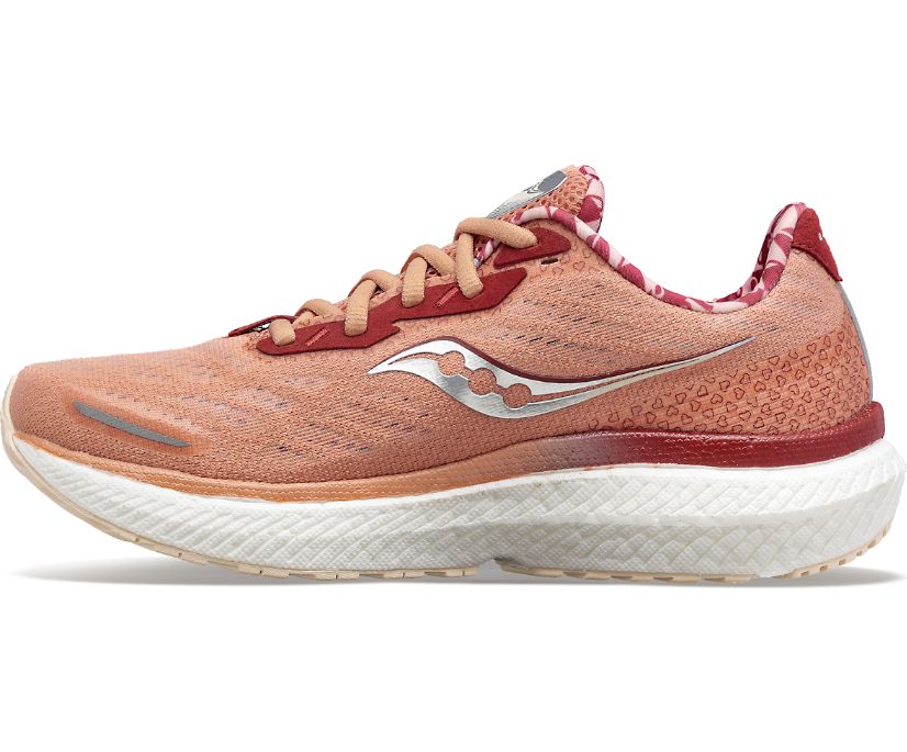 Saucony Bottomless Love Triumph 19 Ženske Running Patike Koraljne | GVUOAYOR