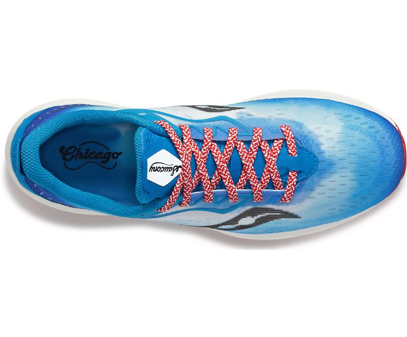 Saucony Chicago Endorphin Speed 2 Ženske Running Patike Plave Crvene | NP6UGQ4C