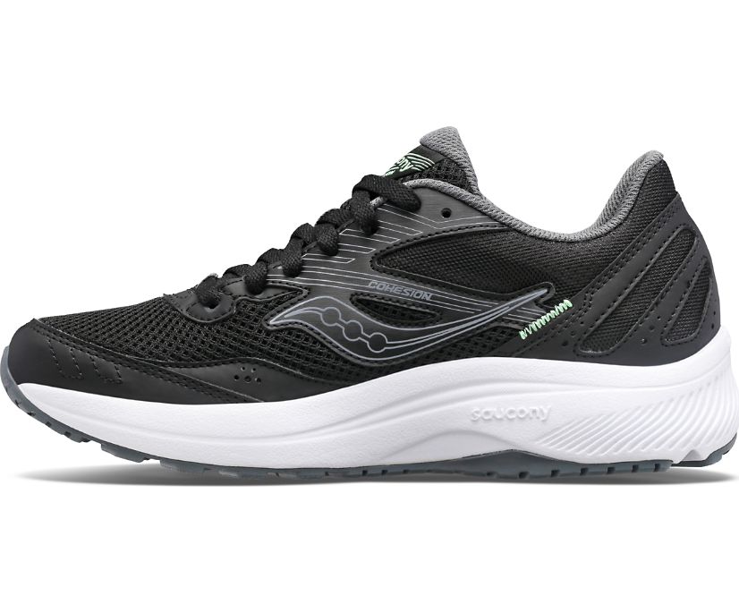 Saucony Cohesion 15 Ženske Running Patike Crne Zelene | 0PD8MH0V