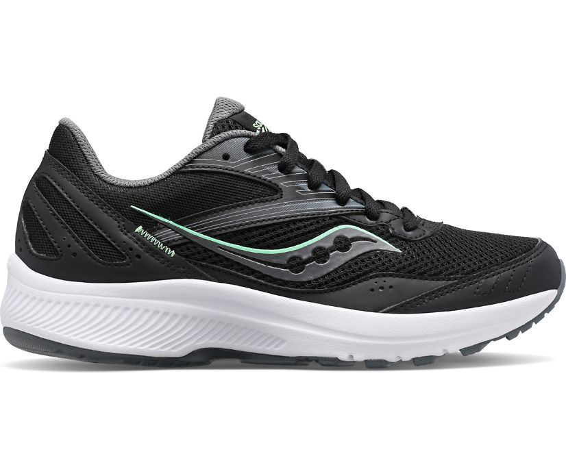 Saucony Cohesion 15 Ženske Running Patike Crne Zelene | 0PD8MH0V