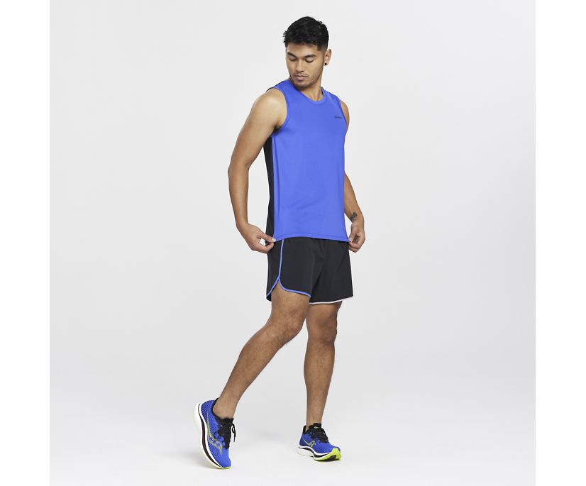 Saucony Dash Tank Muške Tops Plave | BV6WHRNC