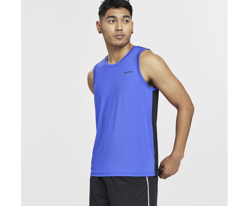 Saucony Dash Tank Muške Tops Plave | BV6WHRNC