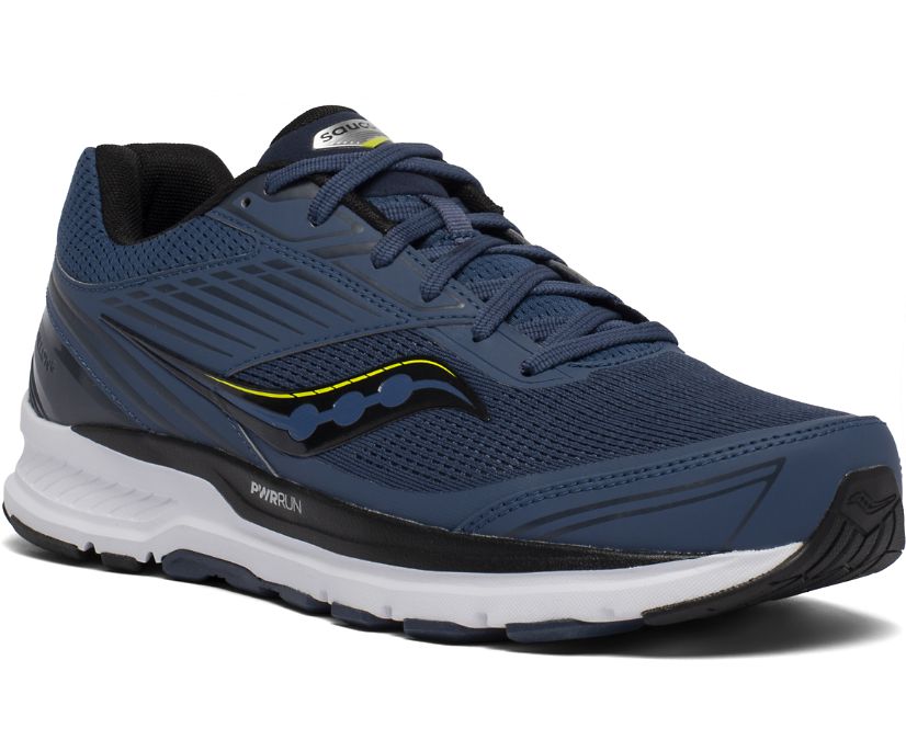 Saucony Echelon 8 Wide Muške Running Patike Tamnoplave Crne | ITT0QP6P