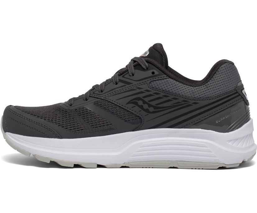 Saucony Echelon 8 Wide Ženske Running Patike Tamno Sive Crvene | APVOR0SK