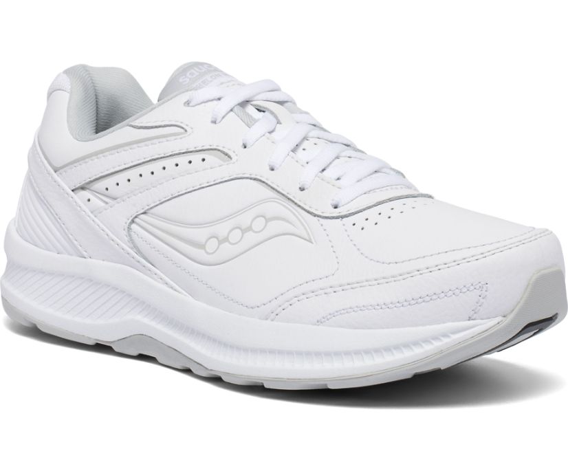 Saucony Echelon Walker 3 Wide Ženske Cipele Bijele | 55CQUZ1P