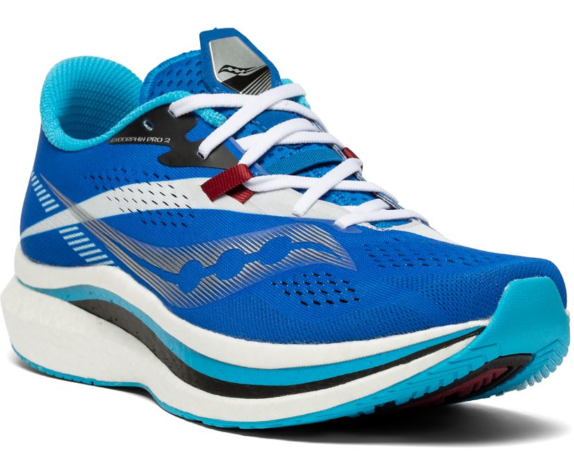 Saucony Endorphin Pro 2 Muške Running Patike Kraljevska Plava Bijele | KVAWW47L