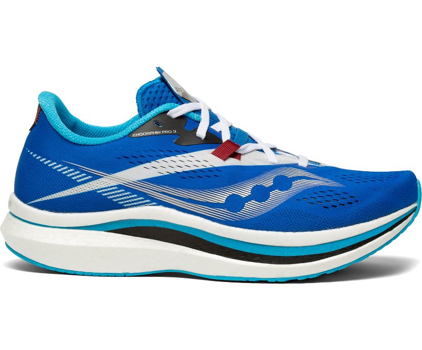 Saucony Endorphin Pro 2 Muške Running Patike Kraljevska Plava Bijele | KVAWW47L