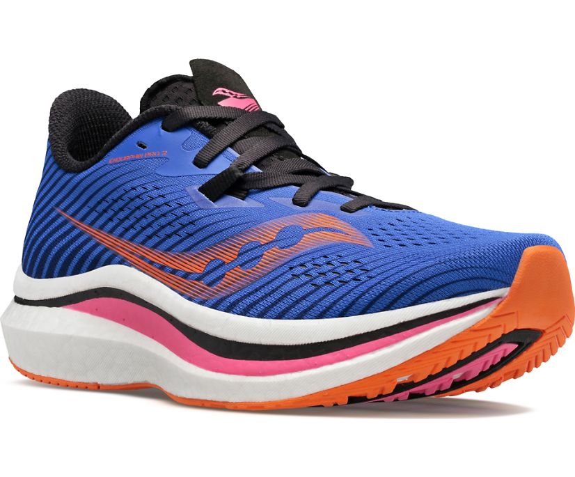 Saucony Endorphin Pro 2 Ženske Running Patike Plave Narančaste | C0AJBXO2