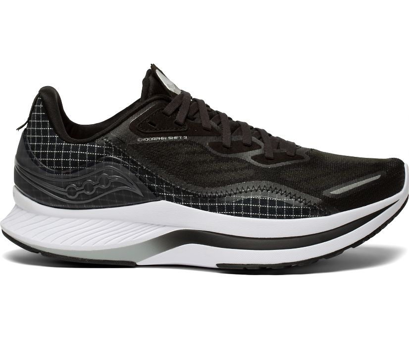 Saucony Endorphin Shift 2 Muške Running Patike Crne Bijele | ZKS1Y96G