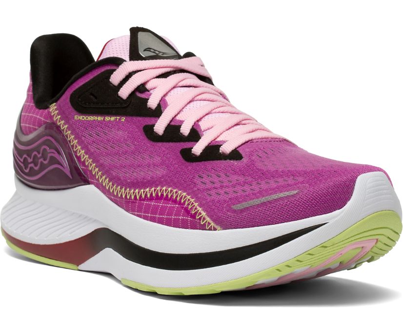 Saucony Endorphin Shift 2 Ženske Running Patike Ljubičaste Svijetlo Zelene | S6SBDCE3