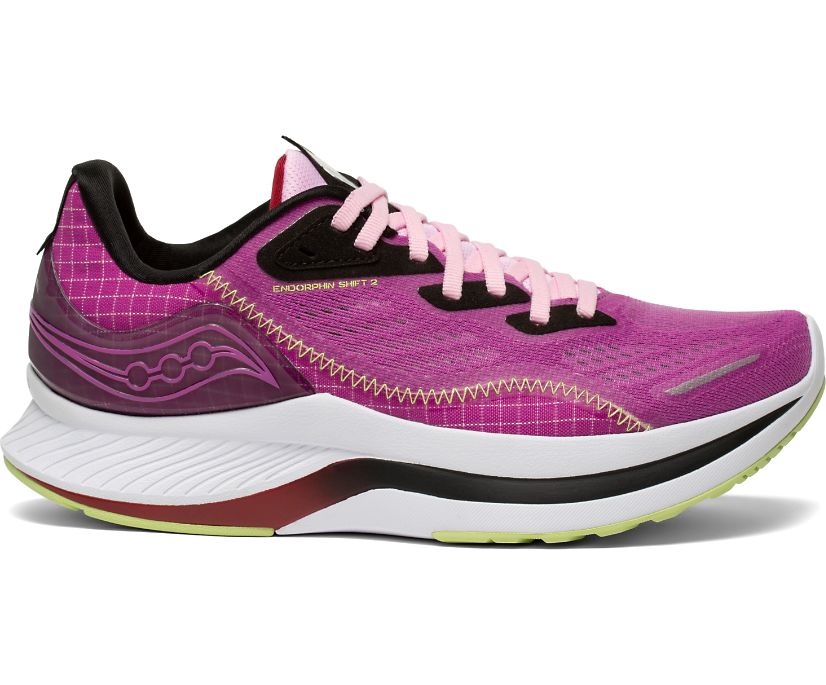 Saucony Endorphin Shift 2 Ženske Running Patike Ljubičaste Svijetlo Zelene | S6SBDCE3