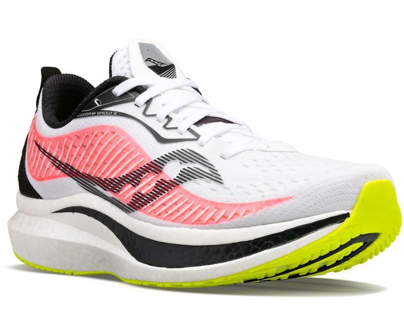 Saucony Endorphin Speed 2 Muške Running Patike Bijele Crvene | KLNKTLHF