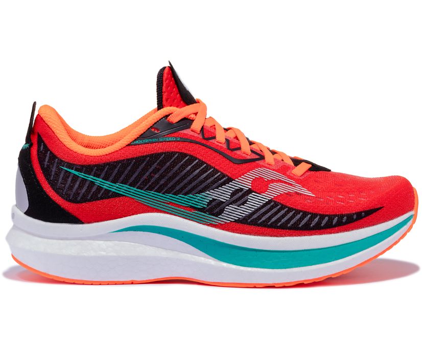 Saucony Endorphin Speed 2 Muške Running Patike Crvene Crne | W8UUO9QY