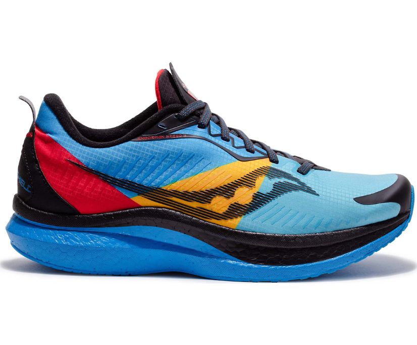 Saucony Endorphin Speed 2 RUNSHIELD Muške Running Patike Plave | Q96UVF1H