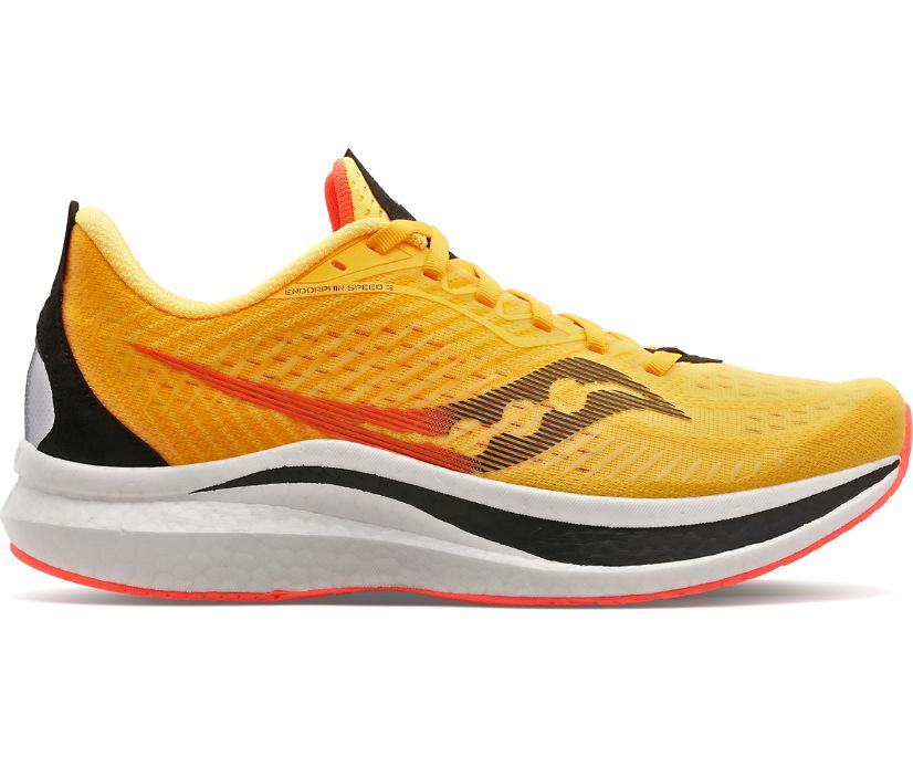 Saucony Endorphin Speed 2 Ženske Running Patike Zlatne Crvene | F3WLEDXO