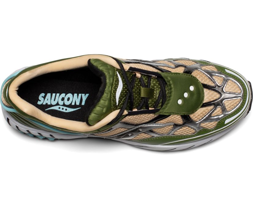 Saucony Grid Web Muške Cipele Smeđe Crne Plave | 7ZPZKKGB