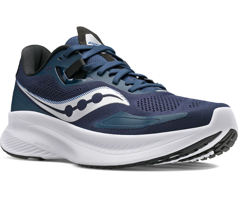 Saucony Guide 15 Muške Running Patike Tamnoplave Srebrne | L5NWZQEA