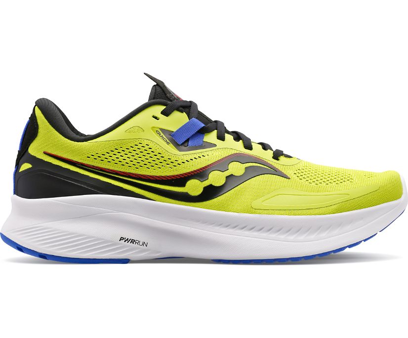 Saucony Guide 15 Muške Running Patike Žute Plave Crne | ZGOSCWBO