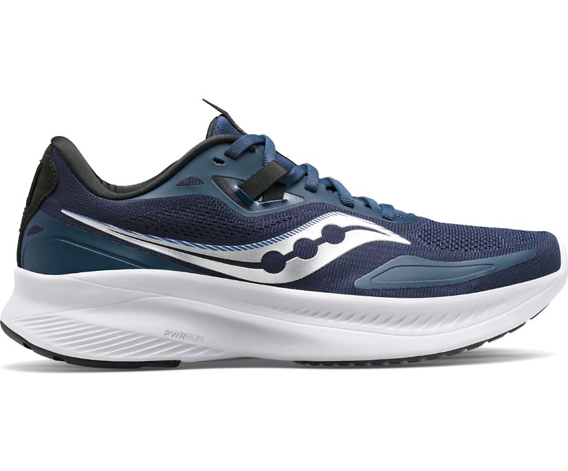 Saucony Guide 15 Muške Walking Patike Tamnoplave Srebrne | X9F4K01B