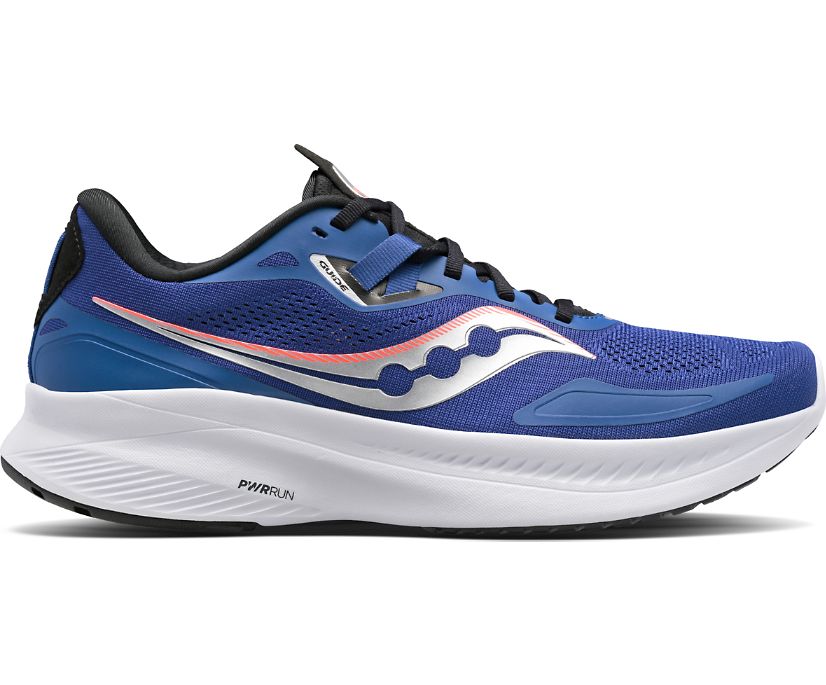 Saucony Guide 15 Wide Muške Running Patike Plave Crne | IEOFEMXU