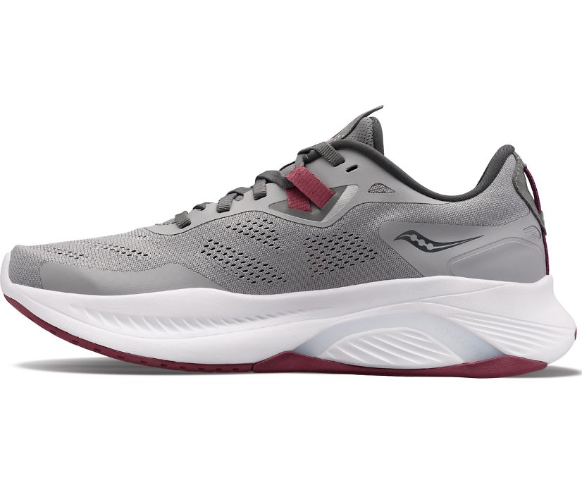 Saucony Guide 15 Wide Ženske Cipele Sive Bordo | 3833A80D