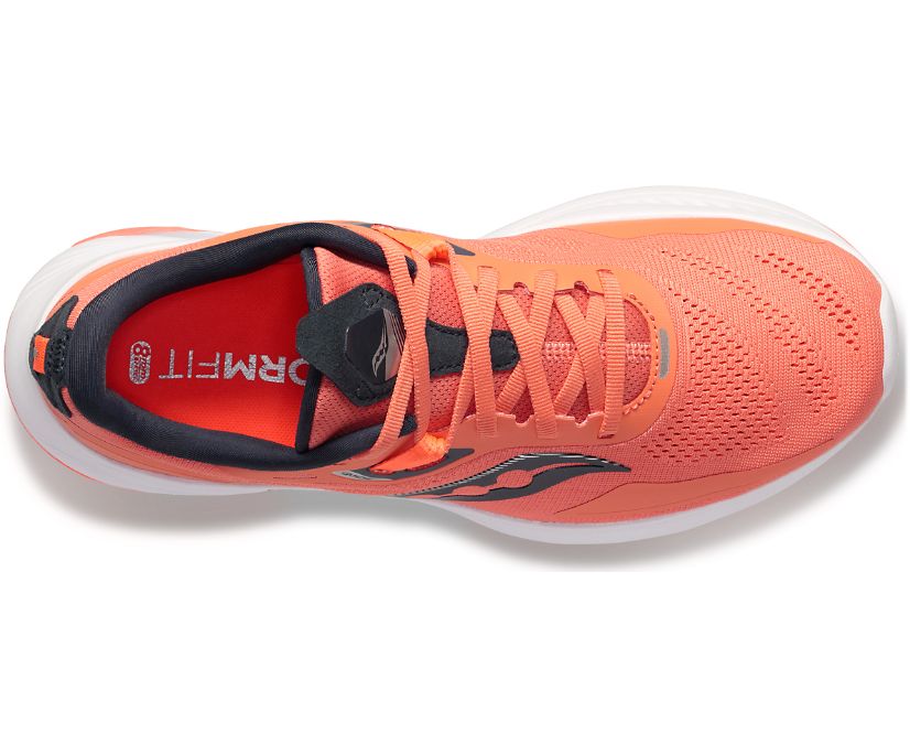 Saucony Guide 15 Ženske Running Patike Koraljne Crne | O4W0NQPD