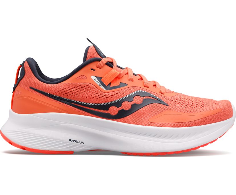 Saucony Guide 15 Ženske Running Patike Koraljne Crne | O4W0NQPD