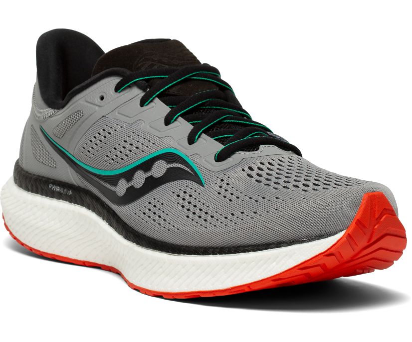 Saucony Hurricane 23 Muške Running Patike Sive Crvene | 6UAOJFVU