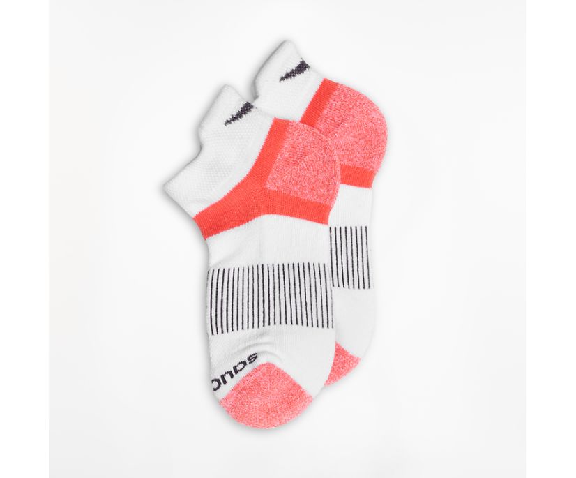 Saucony Inferno No Show Tab 3-Pack Socks Ženske Čarape Bijele | BEMRGA4Q