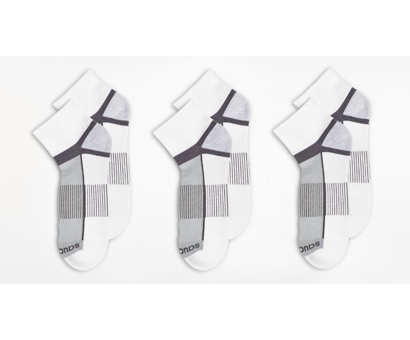 Saucony Inferno Quarter 3-Pack Socks Ženske Čarape Bijele | Y26V5493