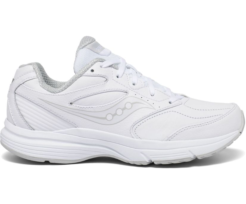 Saucony Integrity Walker 3 Wide Ženske Cipele Bijele | T56U9BLK