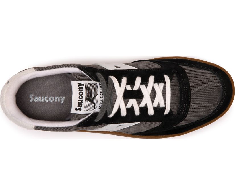 Saucony Jazz Court Ženske Cipele Crne Srebrne | VSIRT6PX