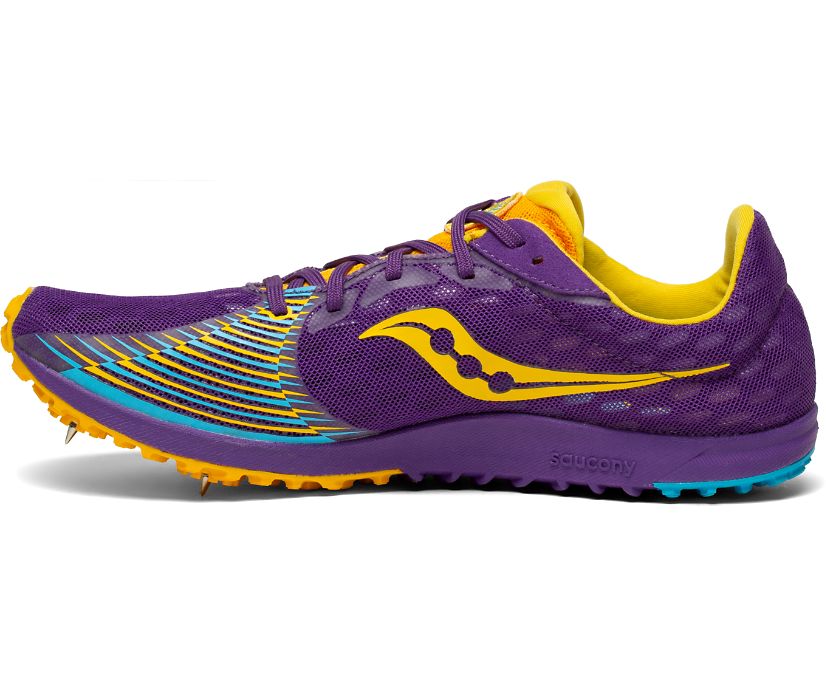 Saucony Kilkenny XC9 Flat Ženske Running Patike Ljubičaste Žute | 97IOV2RU