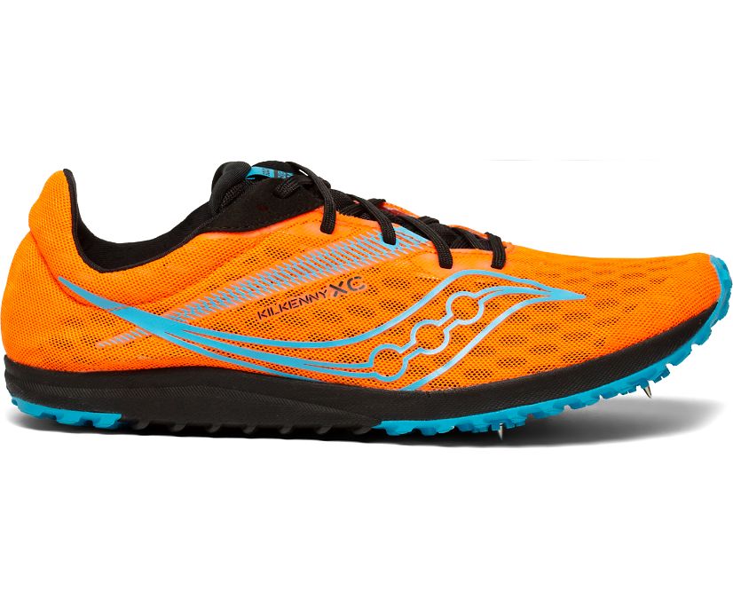 Saucony Kilkenny XC9 Spike Muške Running Patike Narančaste Plave | MQBDQOY0