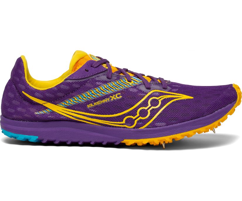 Saucony Kilkenny XC9 Spike Ženske Running Patike Ljubičaste Žute | Q3BYT0Q1