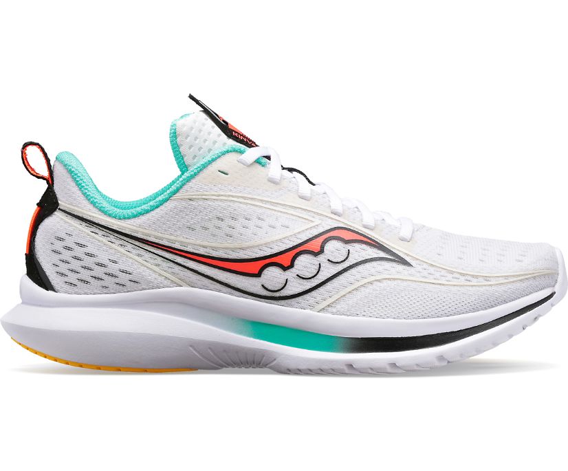 Saucony Kinvara 13 Ženske Running Patike Bijele Narančaste | 1W1MGZTY