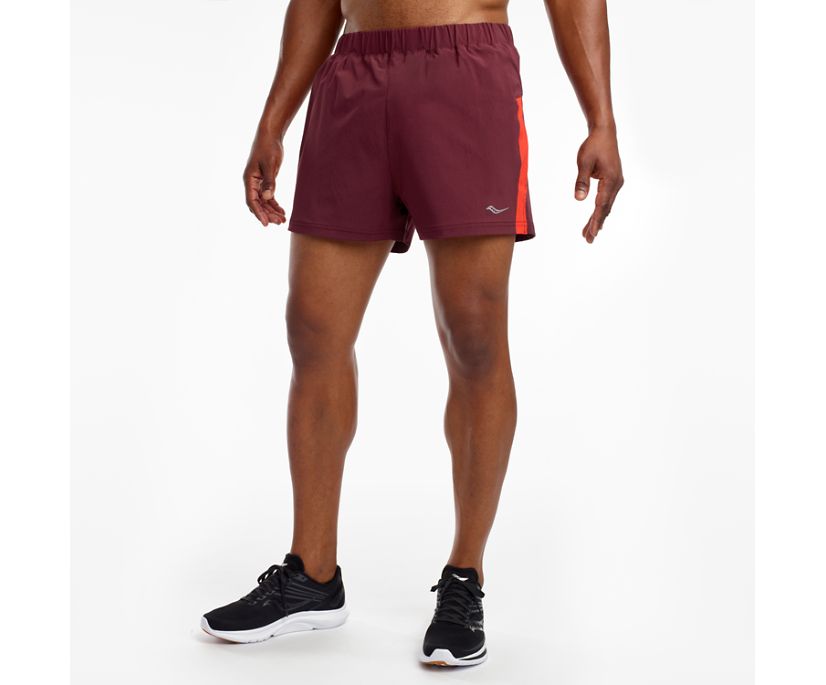 Saucony Outpace 3\' Short Muške Hlače Bordo | 97NBKGBI