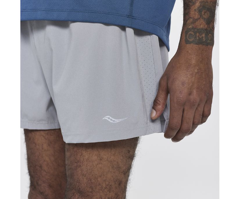 Saucony Outpace 3' Short Muške Hlače Sive | 8RIAJLV7