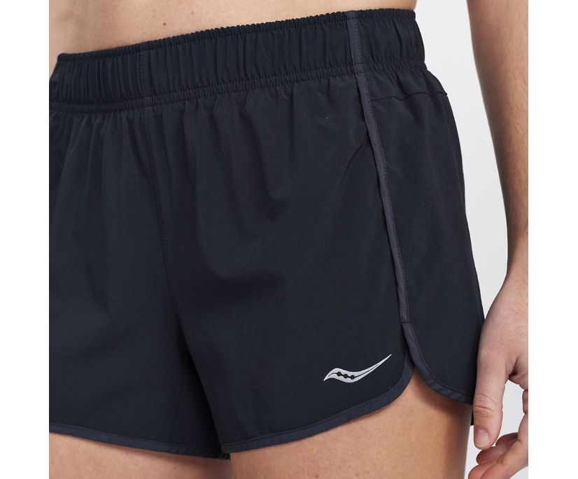 Saucony Outpace 3' Short Ženske Hlače Crne | HI8R710L