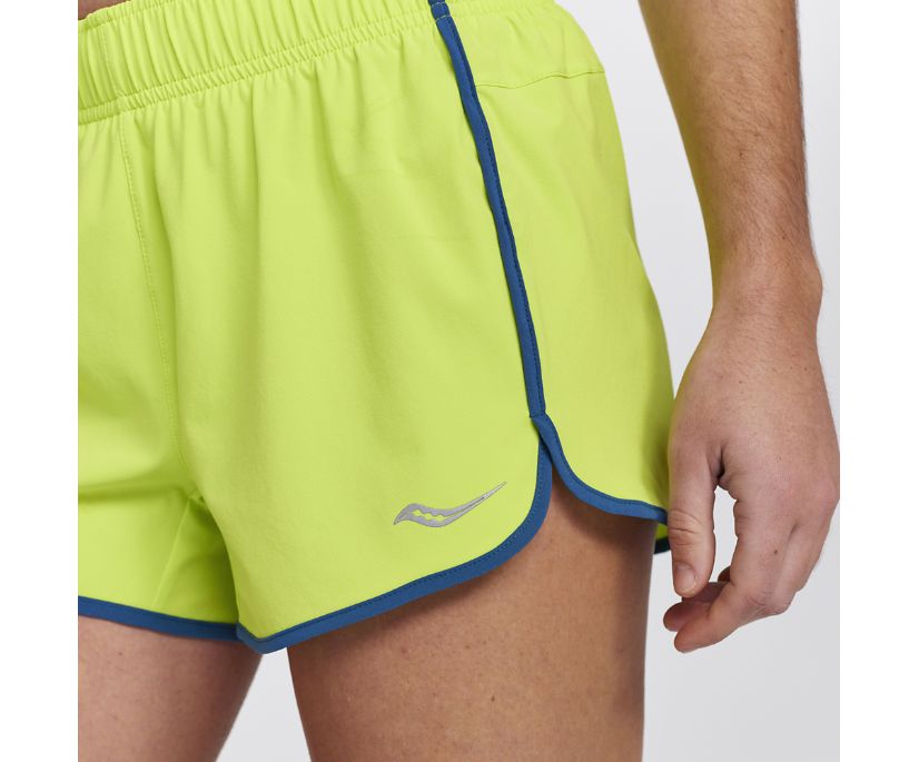 Saucony Outpace 3' Short Ženske Hlače Svijetlo Zelene | 51MB8J9Z