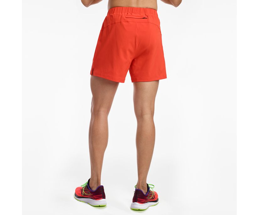 Saucony Outpace 5' Short Muške Hlače Crvene | YF4AL9RN