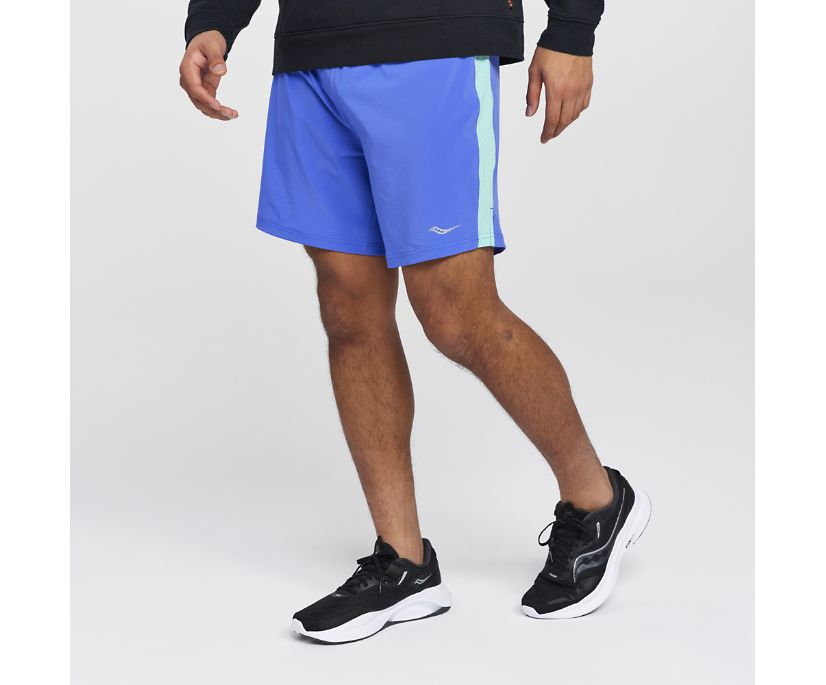 Saucony Outpace 7\' Short Muške Hlače Plave | QARZ0B4O