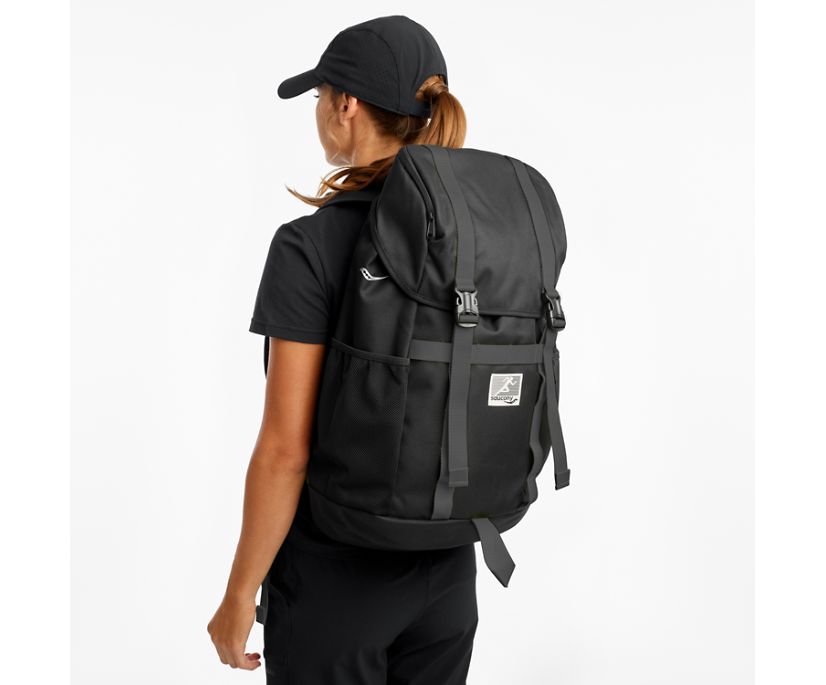 Saucony Overhaul Backpack Muške Torbe I Ruksaci Crne Crne | ABVZ5VE0