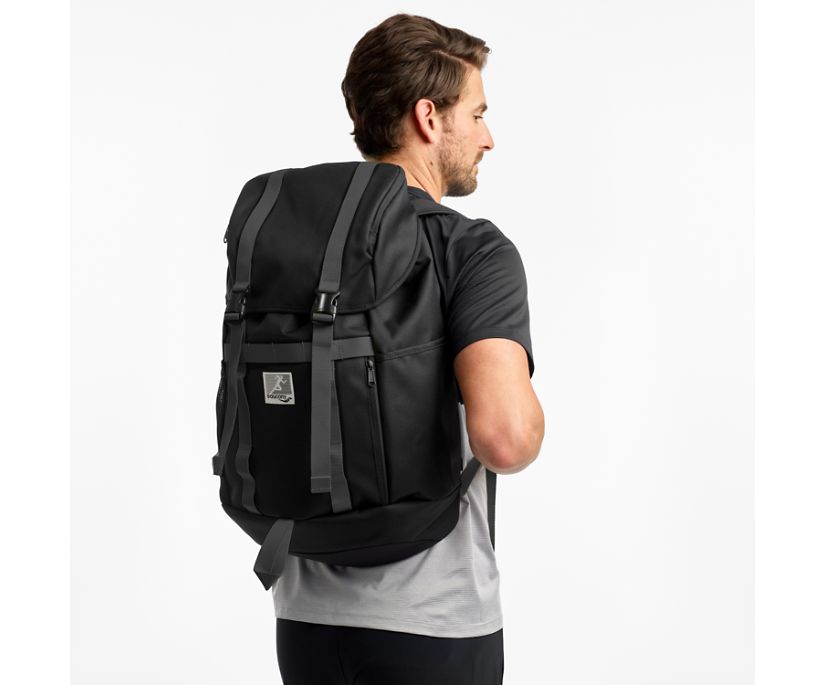 Saucony Overhaul Backpack Muške Torbe I Ruksaci Crne Crne | ABVZ5VE0