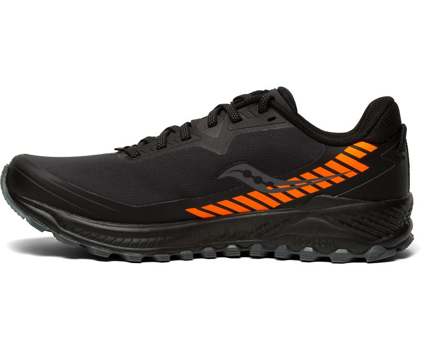 Saucony Peregrine ICE+ Muške Trail Patike Crne Narančaste | B4Z9JSK2