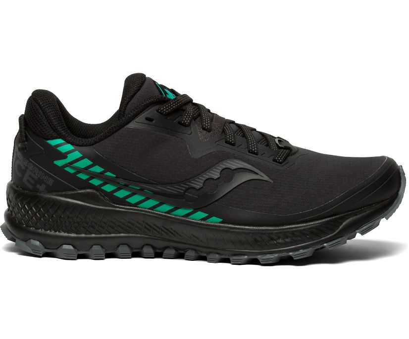 Saucony Peregrine ICE+ Ženske Trail Patike Crne Zelene | A8SLHMBU