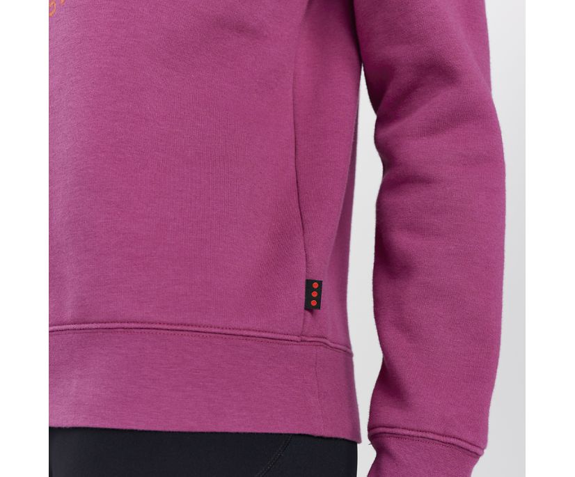 Saucony Rested Crewneck Ženske Tops Roze | 01SP9ZB2