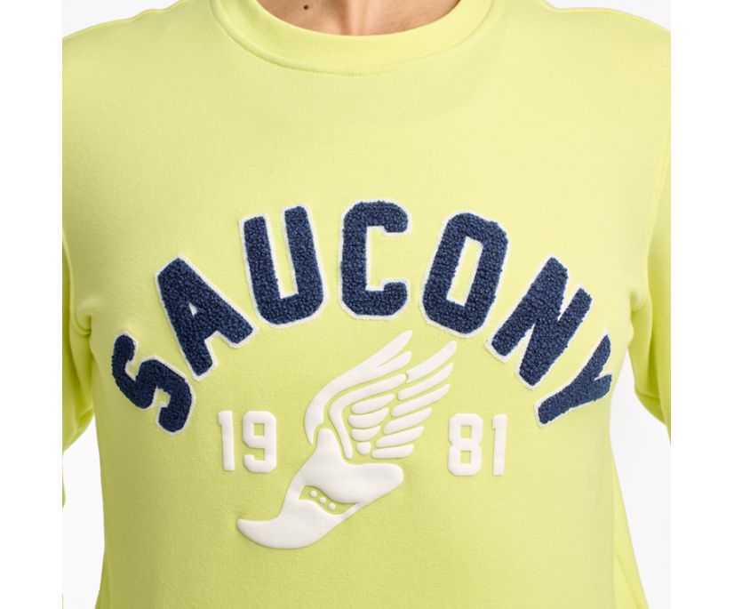 Saucony Rested Crewneck Ženske Tops Svijetlo Zelene | LNT1Z30W