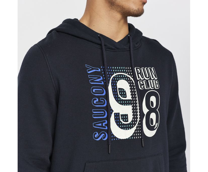 Saucony Rested Hoodie Muške Tops Crne | K1BK7631